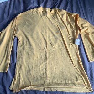 Yellow long sleeve shirt